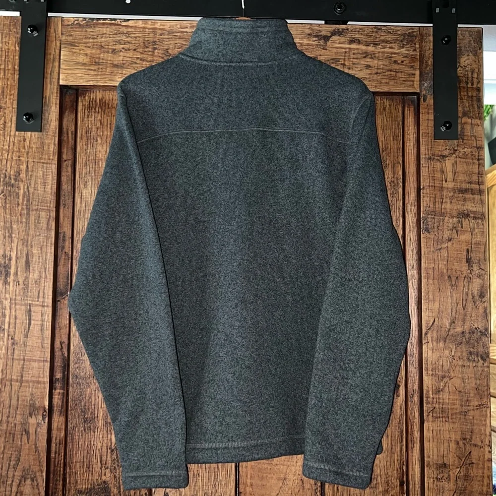 Men’s The North Face 1/2 Zip Fleece Pullover Jacket in Heather Gray Size Medium